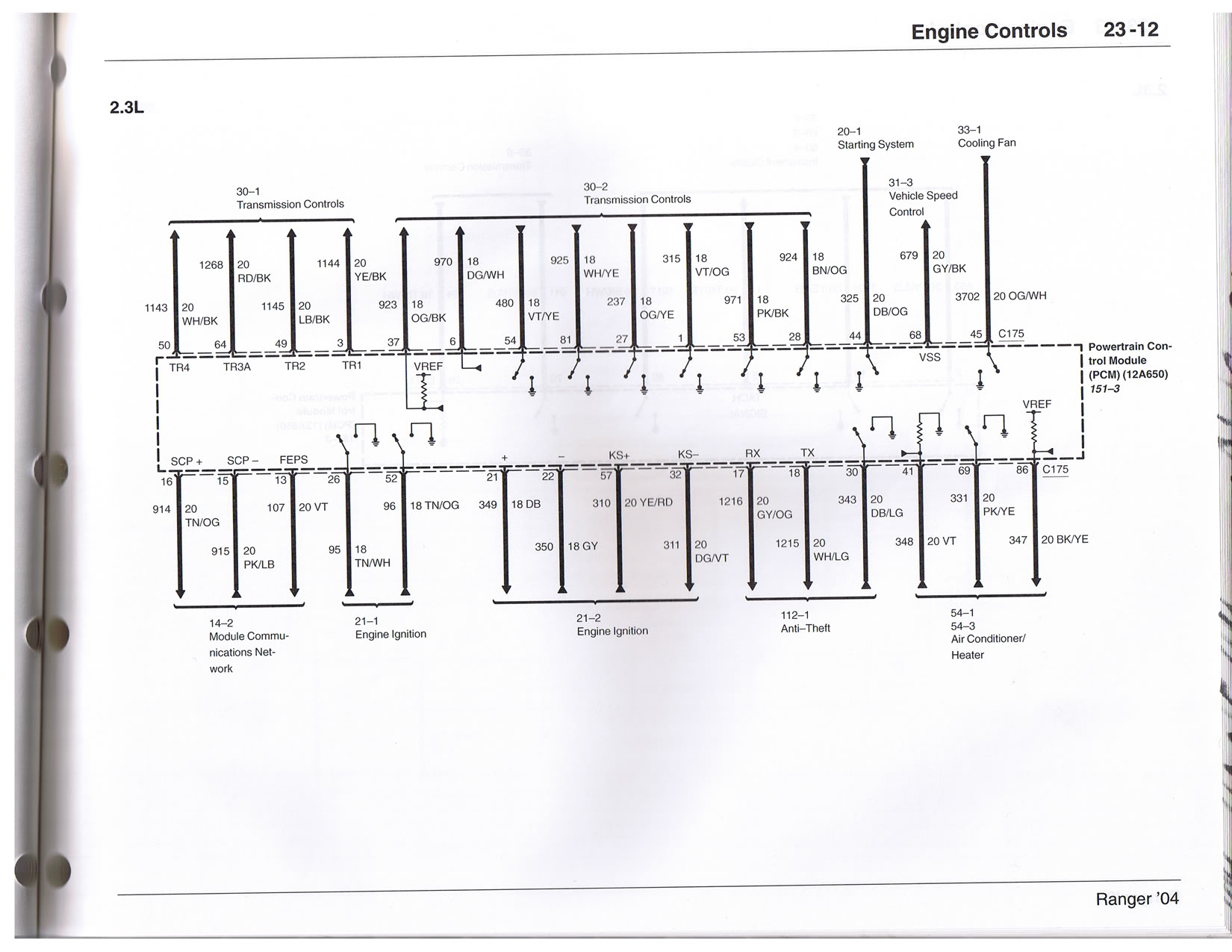 2004-2006 2.3 Wiring Diagram (HUGE pics) - Ranger-Forums - The Ultimate