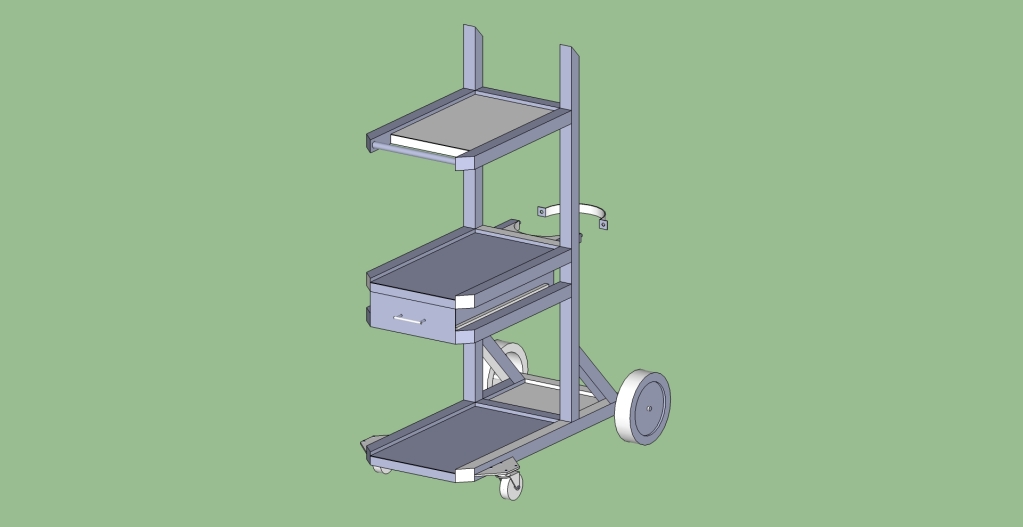 DIY Utility Cart CAD Welding Project Plans - Full Suspension Build