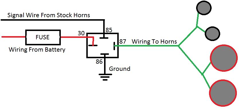 Replacing The Horn Ranger Forums, 2003 Ford Ranger Horn Wiring Diagram