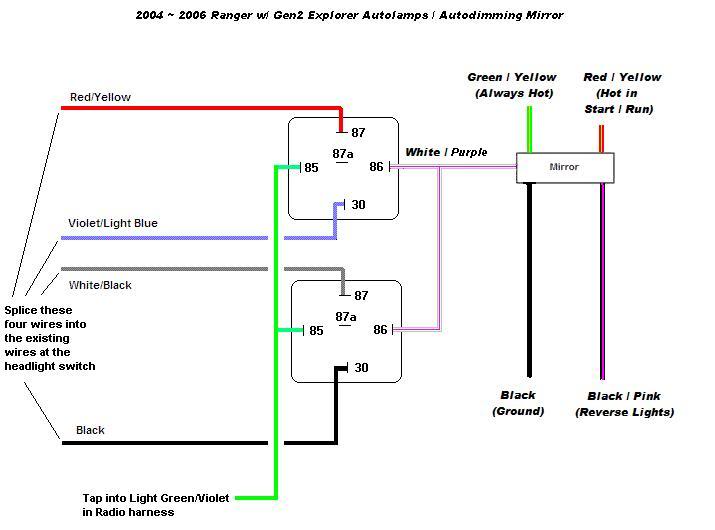 Wiring Diagram 2007 Ford Edge Door Mirrors from www.ranger-forums.com