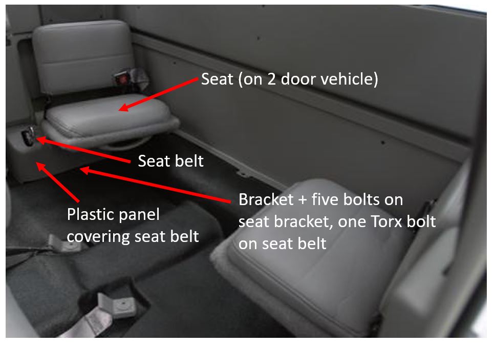 Want to Buy: Two-door Ranger jump seats - Ranger-Forums - The